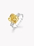 Кольцо с желтым муассанитом Fancy Yellow, 5,67 карата