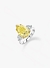 Кольцо с желтым муассанитом Fancy Yellow, 7,15 карата