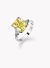 Кольцо солитер Fancy Yellow, 5,86 карата