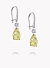 Длинные серьги Fancy Yellow с желтыми грушами