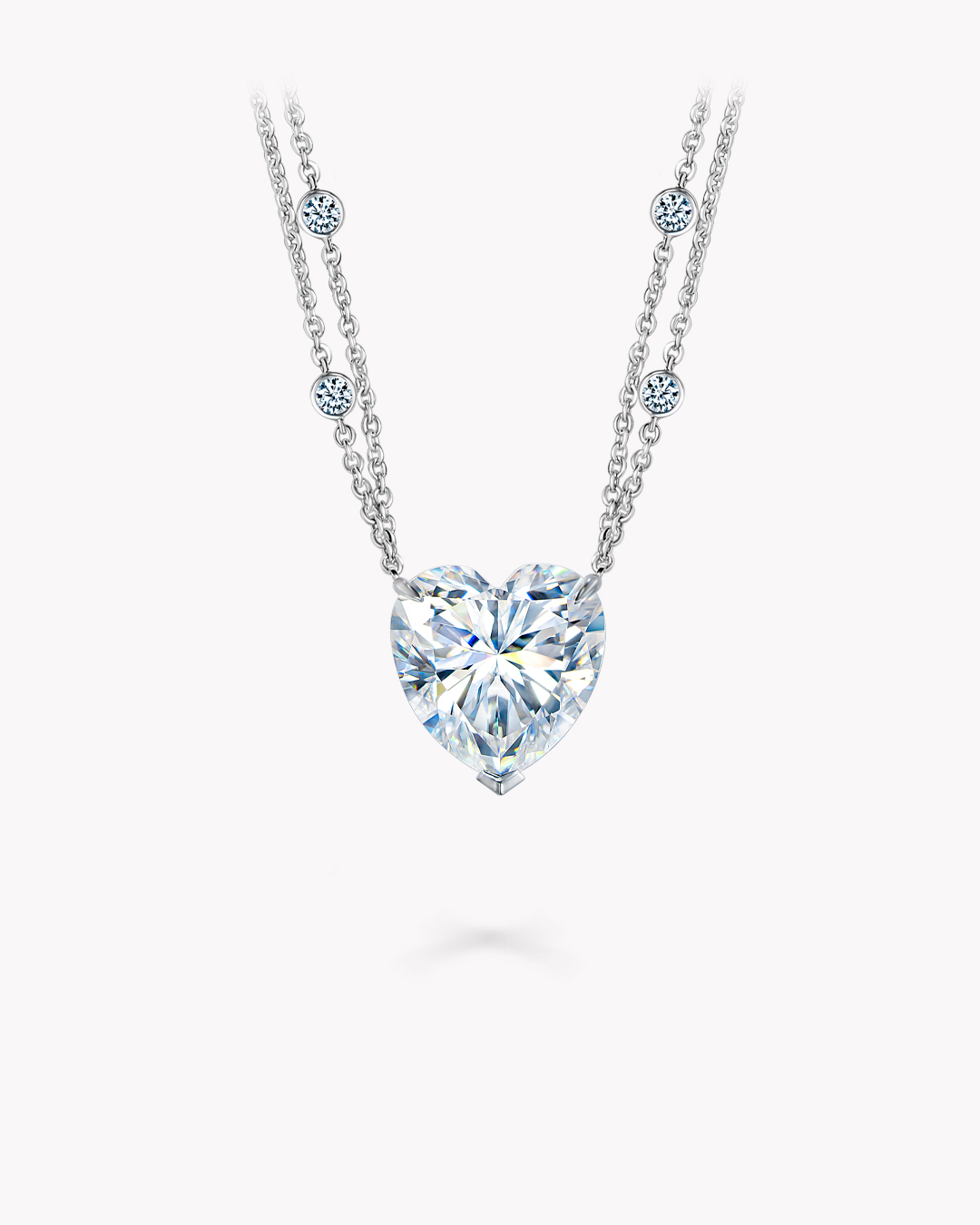 Колье "Сердце", 13,97 карата
